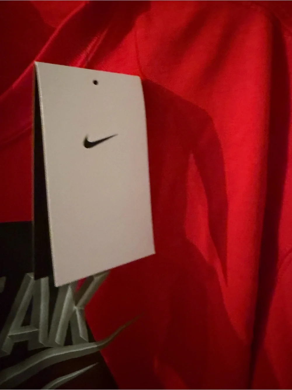 Nike mean red 'Freak' Long-Sleeve Graphic Tee